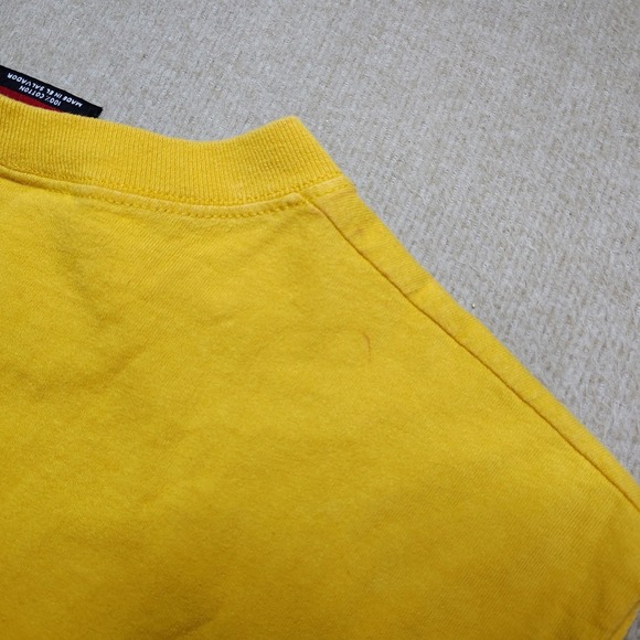 Billabong Yellow Sleeveless Muscle Shirt Men XXL Logo Graphic Tank Top Surf - Picture 3 of 8